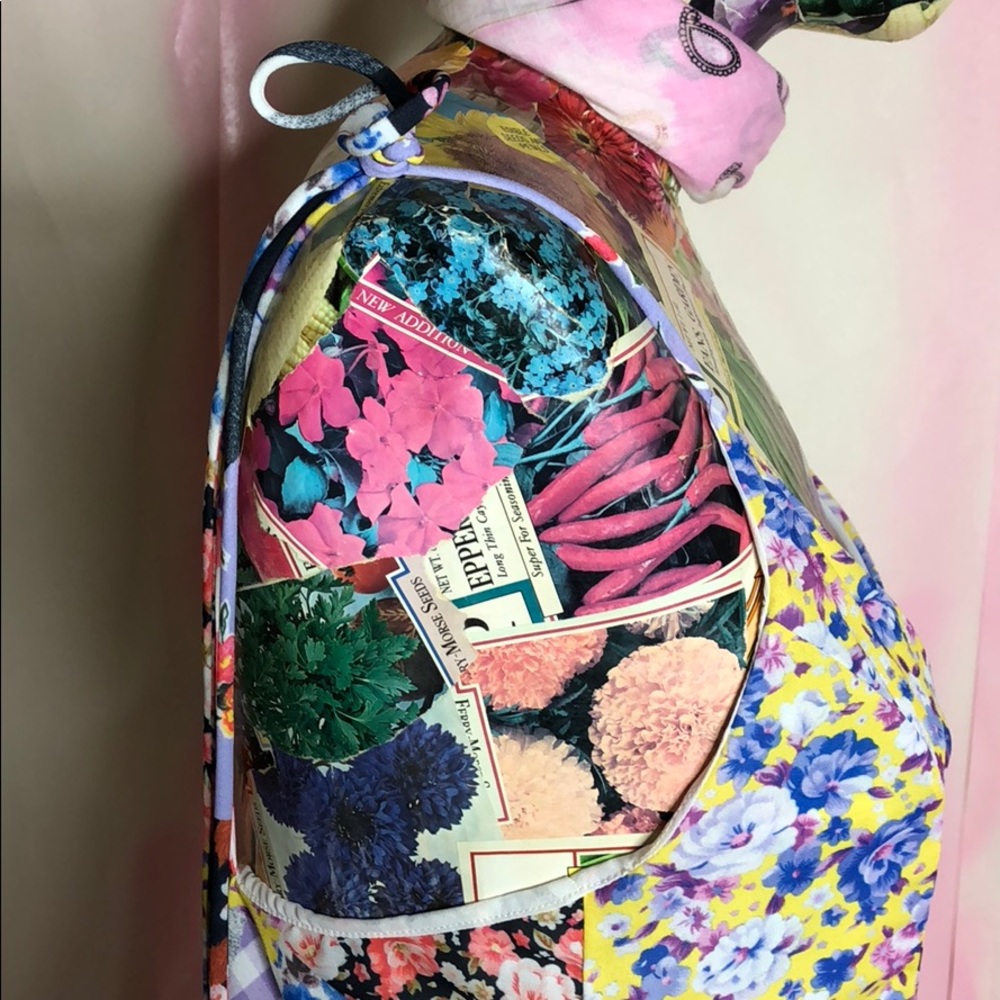 Jaded London Mix Print Maxi With Bow Tie Shoulder - Picture 6 of 8